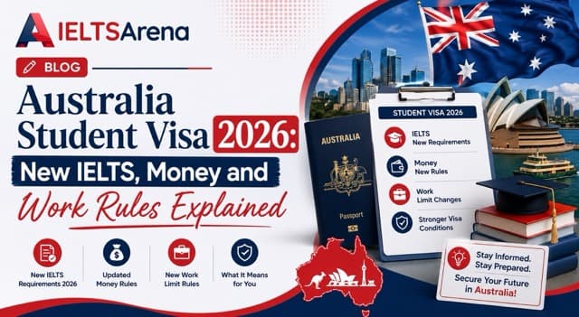Australia Student Visa 2026: IELTS, Money and Work Rules
