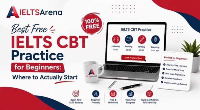 Best Free IELTS CBT Practice for Beginners: Where to Actually Start