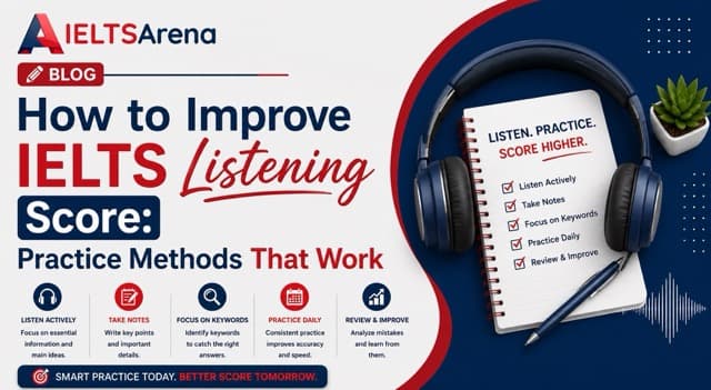 How to Improve IELTS Listening Score in 2026: 7 Proven Methods