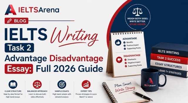 IELTS Writing Task 2 Advantage Disadvantage Essay: Full 2026 Guide