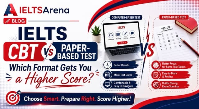 IELTS CBT vs Paper-Based Test: Which Format Gets You a Higher Score?