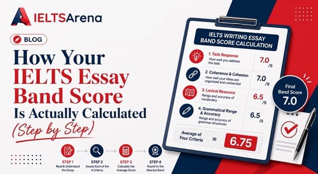 How Your IELTS Essay Band Score Is Actually Calculated (Step by Step)