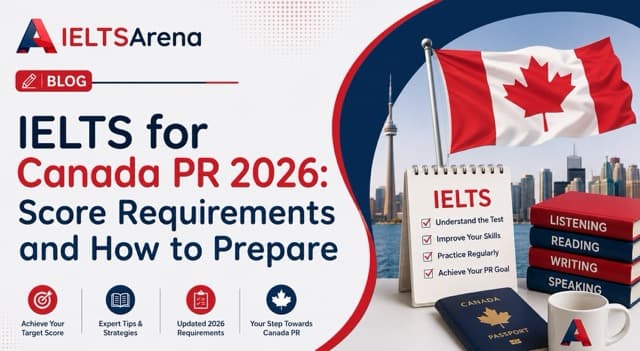 IELTS Score for Canada PR 2026 – Requirements and Prep Guide