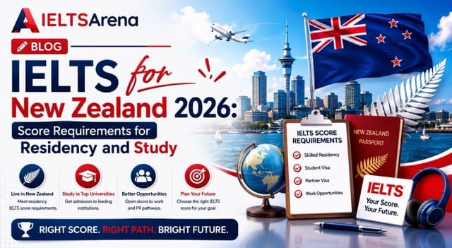 IELTS for New Zealand 2026: Score Requirements for Residency and Study