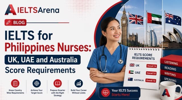 IELTS for Philippines Nurses: UK, UAE and Australia Score Requirements