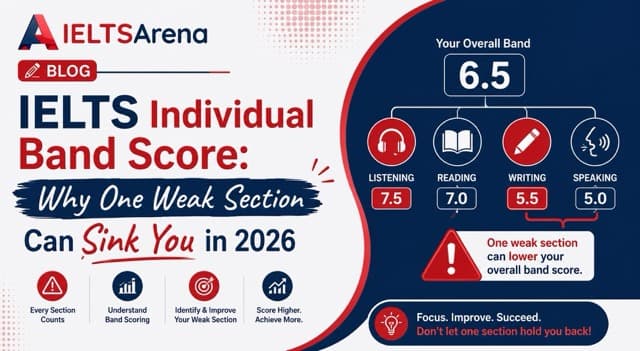 IELTS Individual Band Score 2026: Why It Matters