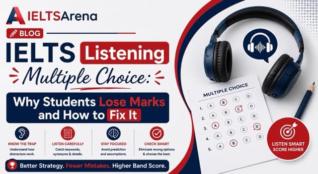 IELTS Listening Multiple Choice: Why Students Lose Marks and How to Fix It