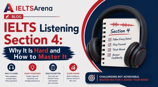 IELTS Listening Section 4: Why It Is Hard and How to Master It