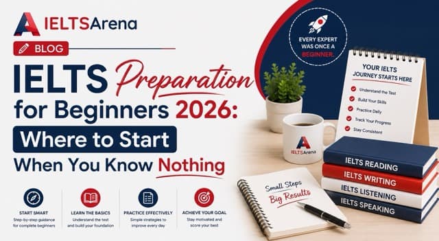 IELTS Preparation for Beginners 2026: Complete Starter Guide
