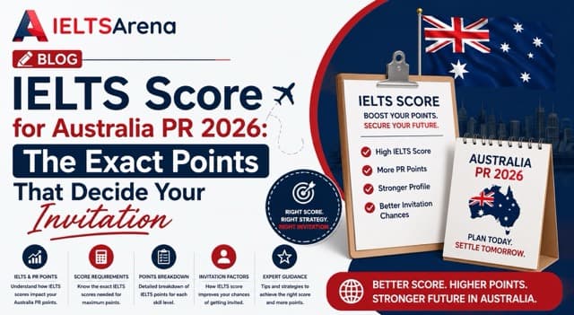 IELTS Score for Australia PR 2026: The Exact Points That Decide Your Invitation
