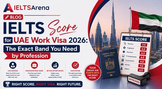 IELTS Score for UAE Work Visa 2026: The Exact Requirement by Profession