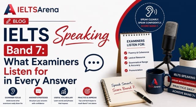 IELTS Speaking Band 7: What Examiners Listen for in Every Answer