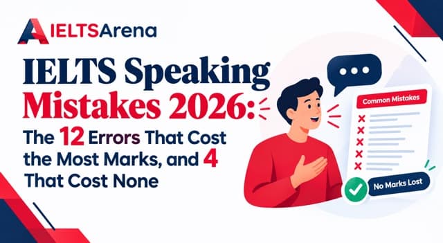 IELTS Speaking Mistakes 2026: The 12 Errors That Cost the Most Marks, and 4 That Cost None