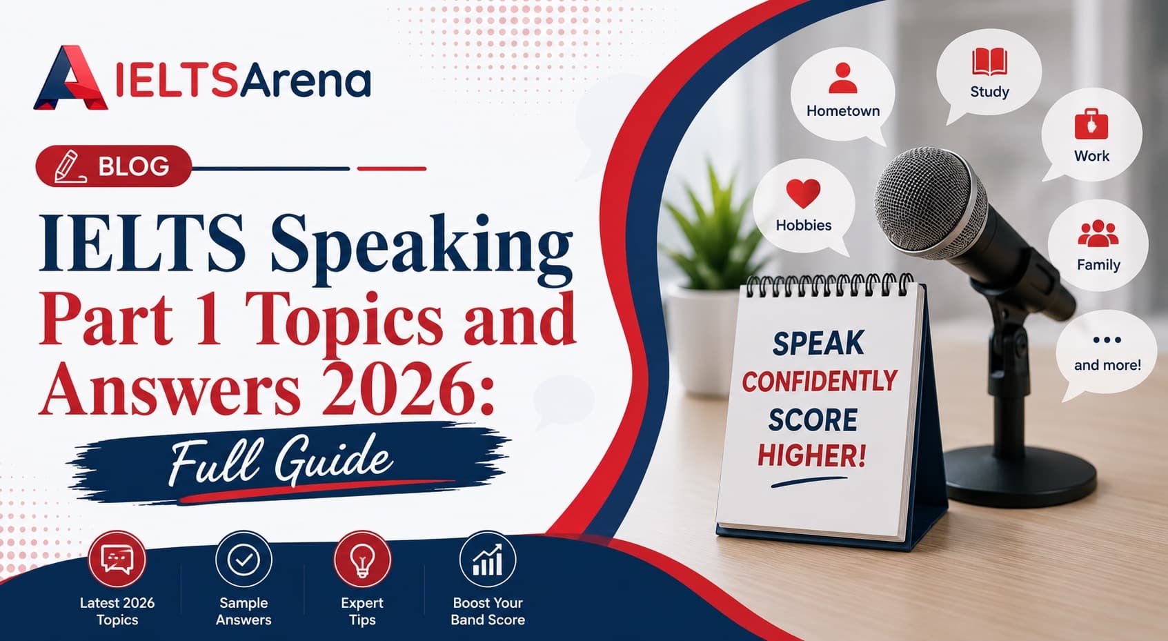 IELTS Speaking Part 1 Topics 2026 with Sample Answers