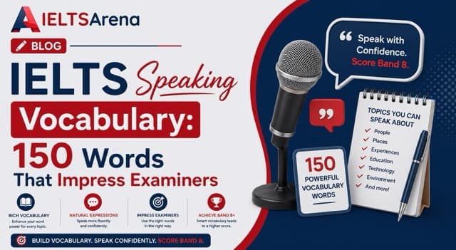 IELTS Speaking Vocabulary: 150 Words and Phrases That Impress Examiners