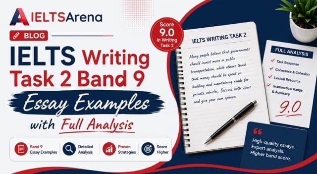 IELTS Writing Task 2 Band 9 Essay Examples with Full Analysis