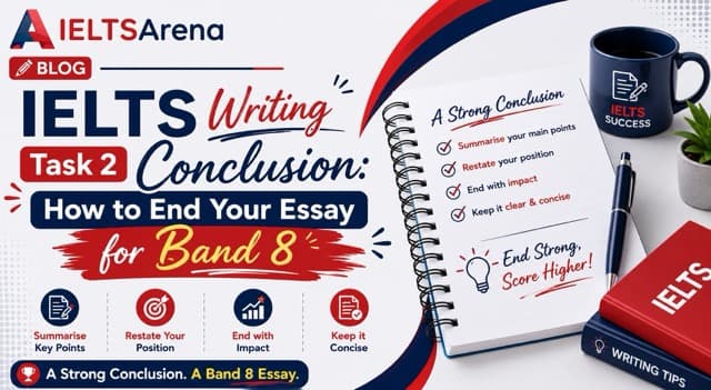 IELTS Writing Task 2 Conclusion: How to End Your Essay for Band 8