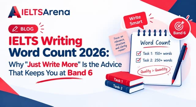 IELTS Writing Word Count 2026: Why "Just Write More" Is the Advice That Keeps You at Band 6