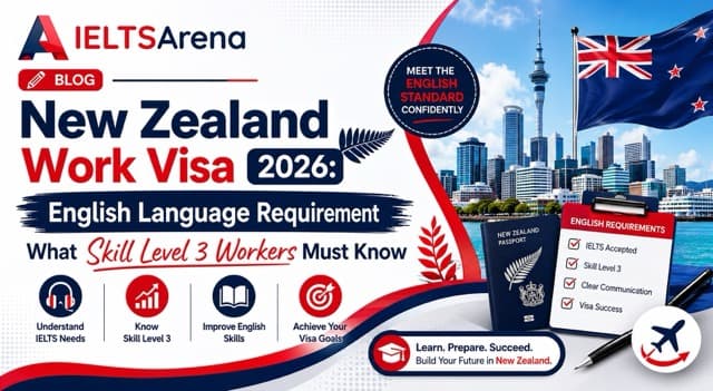 New Zealand Work Visa English Requirement 2026: AEWV Skill Level 3 Guide